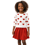 Red and White Hearted Valentine's Day Set
